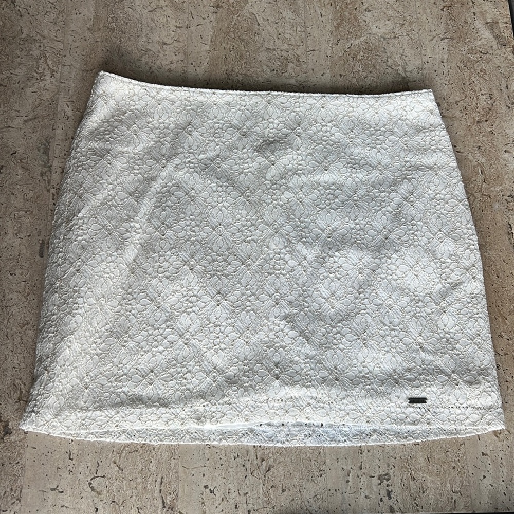 Hollister White Lace Skirt
